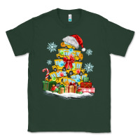 Sports Green christmas tree with school bus Classic Tee - MaliasSmallBusiness