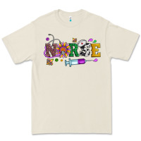 Bone mardi gras nurse leopard cowhide glitter Premium Tee - Artiststas