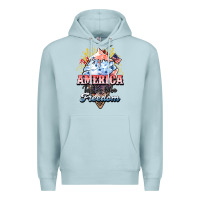 Blue Mist America ice cream Premium Hoodie - HowdyJamesFarm