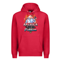 Cardinal America ice cream Premium Hoodie - HowdyJamesFarm