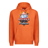 Carrot America ice cream Premium Hoodie - HowdyJamesFarm