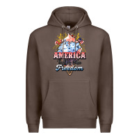 Coffee America ice cream Premium Hoodie - HowdyJamesFarm