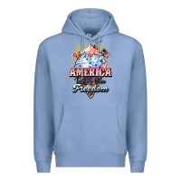 Colony Blue America ice cream Premium Hoodie - HowdyJamesFarm