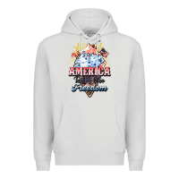 Dove Grey America ice cream Premium Hoodie - HowdyJamesFarm