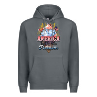 Rock America ice cream Premium Hoodie - HowdyJamesFarm