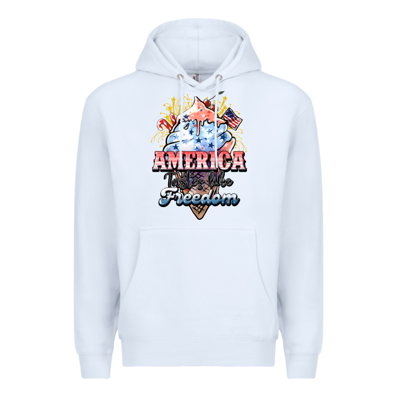 America Ice Cream Premium Hoodie by HowdyJamesFarm | Teevron