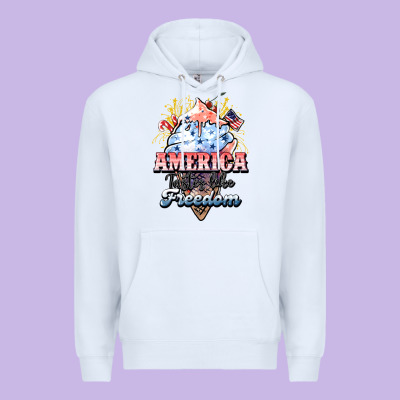 America Ice Cream Premium Hoodie Designed By Howdyjamesfarm