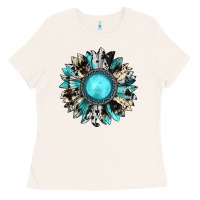 Western Sunflower Gemstone Ladies Tee | Teevron