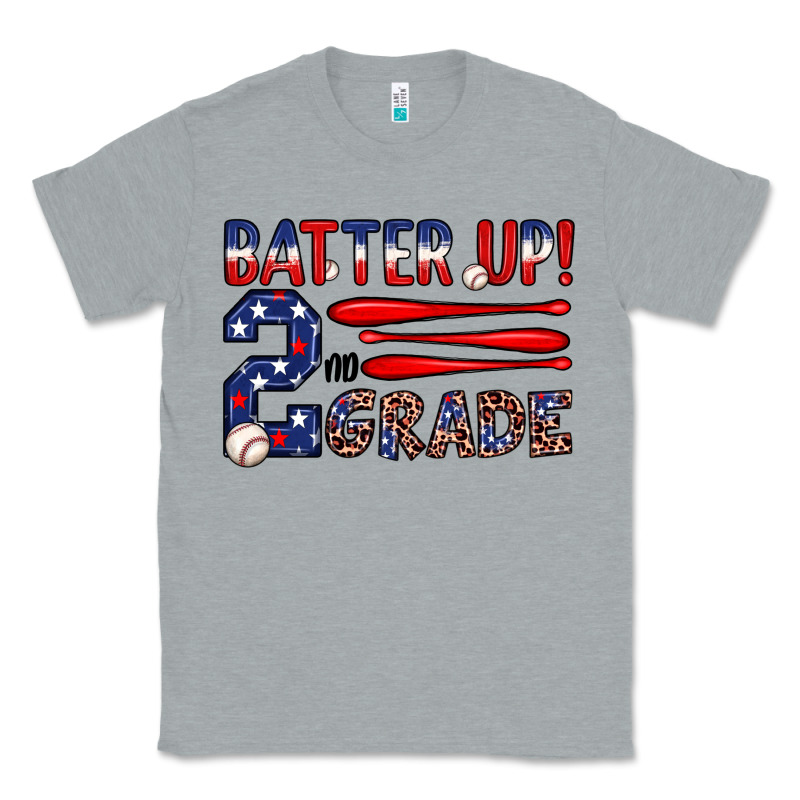 Batter Up 2nd Grade Classic Tee by JahusDesignShop | Teevron