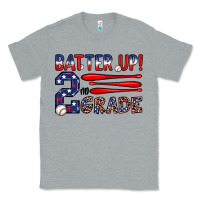 Heather Grey batter up 2nd grade Classic Tee - JahusDesignShop