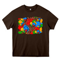 Autism Heart Background Heavy Core Tee | Teevron