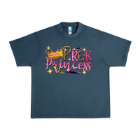Midnight Navy pre k princess Urban Heavy Tee - NancyCooperArtShop