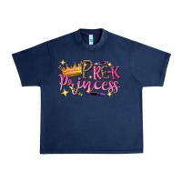 Navy pre k princess Urban Heavy Tee - NancyCooperArtShop