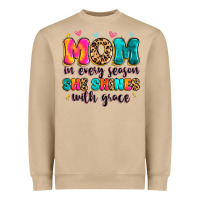 Mom In Every Season She Shines With Grace Heavyweight Sweatshirt | Teevron