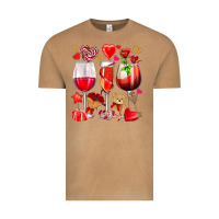 Vintage Camel valentines day wine glasses Vintage Tee - NancyCooperArtShop