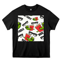 Black bookworm seamless pattern Heavy Core Tee - BundleAndBundleShop