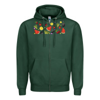 Sports Green summer fruits Zipper Hoodie - TumblerDesignByShophia
