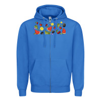 True Royal summer fruits Zipper Hoodie - TumblerDesignByShophia