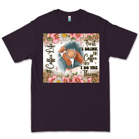 Plum first i drink the coffee then i do the things Premium Tee - JahusDesignShop