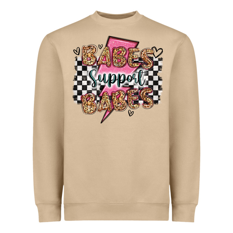 Babes Support Babes Heavyweight Sweatshirt by Artiststas | Teevron