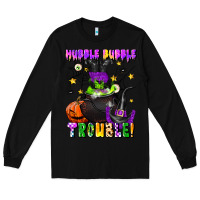 Black hubble bubble trouble Long Sleeve Tee - LillyAllenDesigns