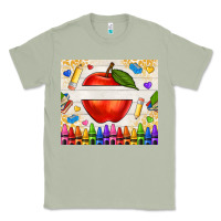 Matcha custom teacher name apple Classic Tee - NancyCooperArtShop