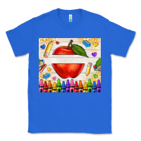 True Royal custom teacher name apple Classic Tee - NancyCooperArtShop