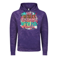 Cloud Purple she works willingly with her hands Vintage Hoodie - NancyCooperArtShop