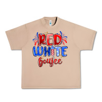 Burro red white boujee Urban Heavy Tee - MaliasSmallBusiness