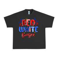 Pigment Black red white boujee Urban Heavy Tee - MaliasSmallBusiness