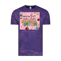 Cloud Purple teachers teach them love them grow Vintage Tee - MaliasSmallBusiness
