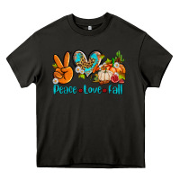 Asphalt peace love fall ado Heavy Core Tee - AdoDesignShop