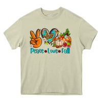 Mossy peace love fall ado Heavy Core Tee - AdoDesignShop
