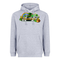 Heather Grey Tennessee map St. Patrick's Heavyweight Hoodie - CowGirlArtShop