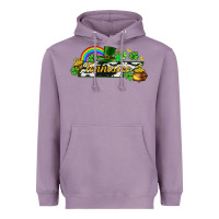 Lavender Tennessee map St. Patrick's Heavyweight Hoodie - CowGirlArtShop