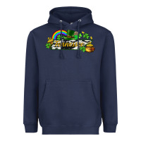 Navy Tennessee map St. Patrick's Heavyweight Hoodie - CowGirlArtShop