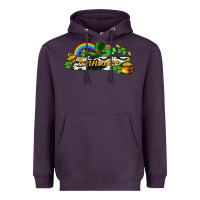 Plum Tennessee map St. Patrick's Heavyweight Hoodie - CowGirlArtShop