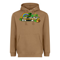 Toasted Coconut Tennessee map St. Patrick's Heavyweight Hoodie - CowGirlArtShop