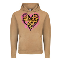 Vintage Camel Leopard Pink Glitter Heart Vintage Hoodie - Jasminsmagicworld