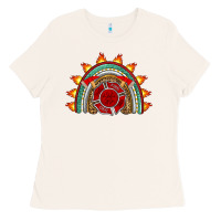 Bone firefighter rainbow Ladies Tee - Artiststas