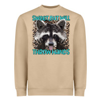 Mushroom sweet but will throw hands Heavyweight Sweatshirt - Artiststas