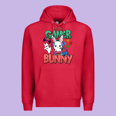 I'm The Game Bunny Easter Day Premium Hoodie Designed By Howdyjamesfarm