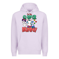Lilac I'm the game Bunny Easter day Premium Hoodie - HowdyJamesFarm