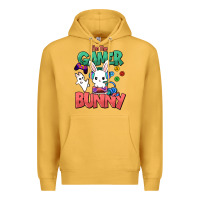 Mustard I'm the game Bunny Easter day Premium Hoodie - HowdyJamesFarm