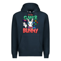 Navy I'm the game Bunny Easter day Premium Hoodie - HowdyJamesFarm
