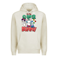 Oatmeal Heather I'm the game Bunny Easter day Premium Hoodie - HowdyJamesFarm