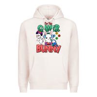Pale Pink I'm the game Bunny Easter day Premium Hoodie - HowdyJamesFarm