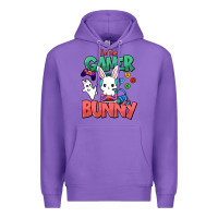 Purple I'm the game Bunny Easter day Premium Hoodie - HowdyJamesFarm