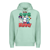 Seafoam I'm the game Bunny Easter day Premium Hoodie - HowdyJamesFarm