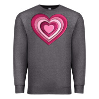 Charcoal Heather sweet heart olivia Premium Sweatshirt - OliviaCreatesArt
